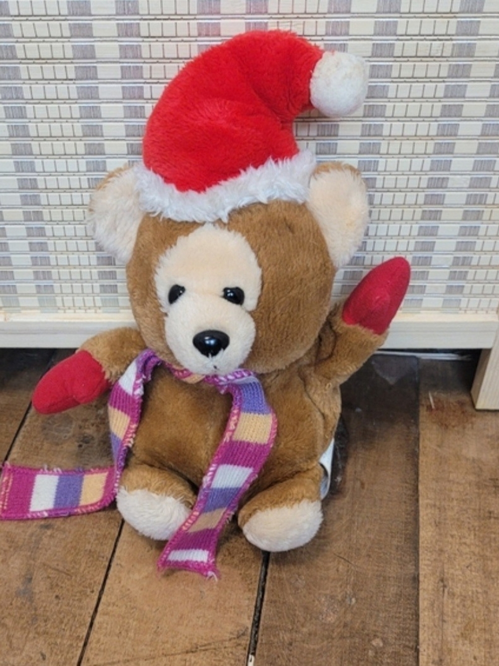 Vintage Berri Bear Hand Puppet From Cris Kringle Collection